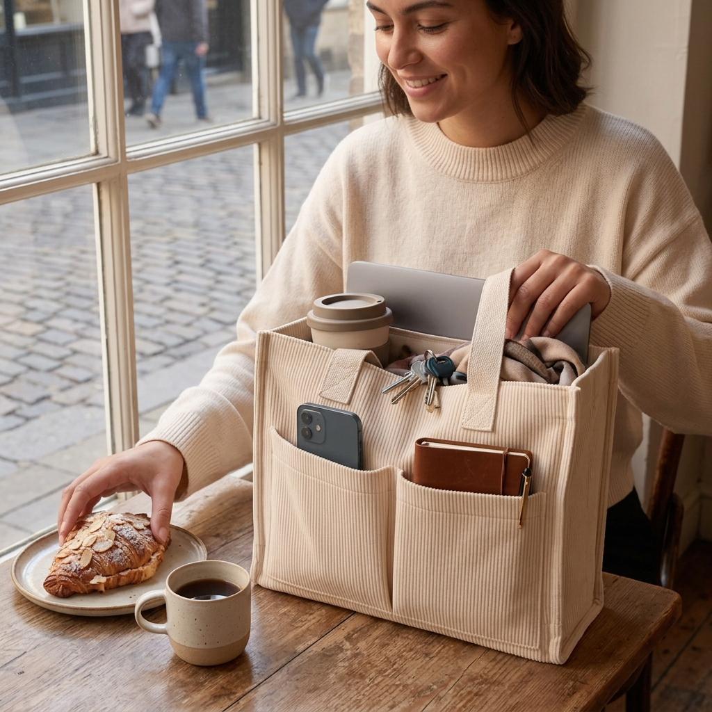 Shift Tote - Corduroy Work Bag