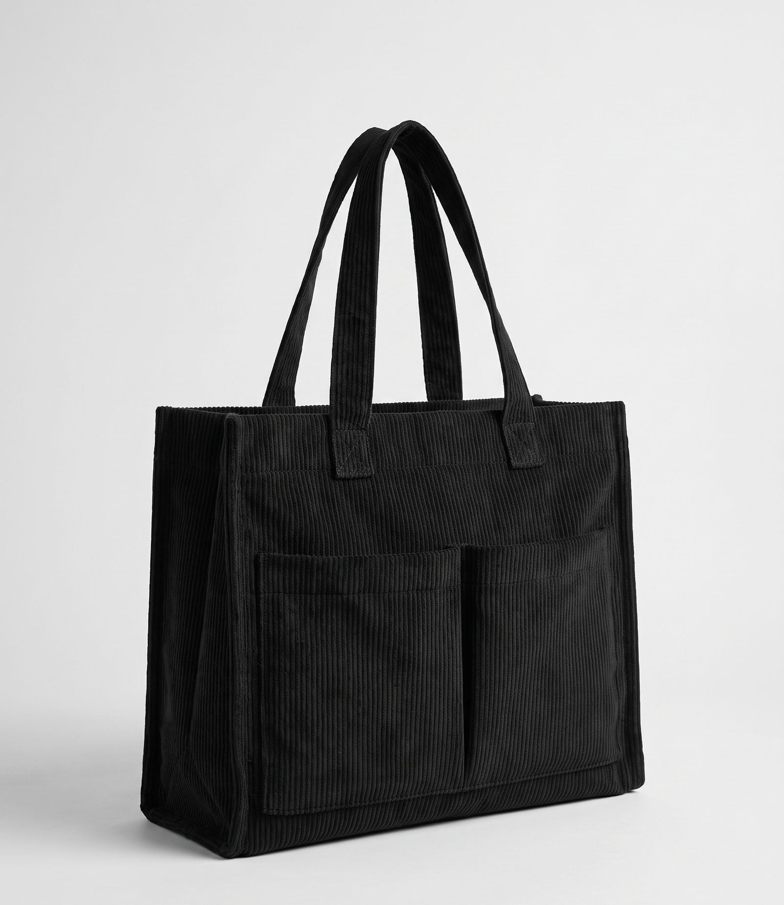 The Shift Tote in Midnight Black
